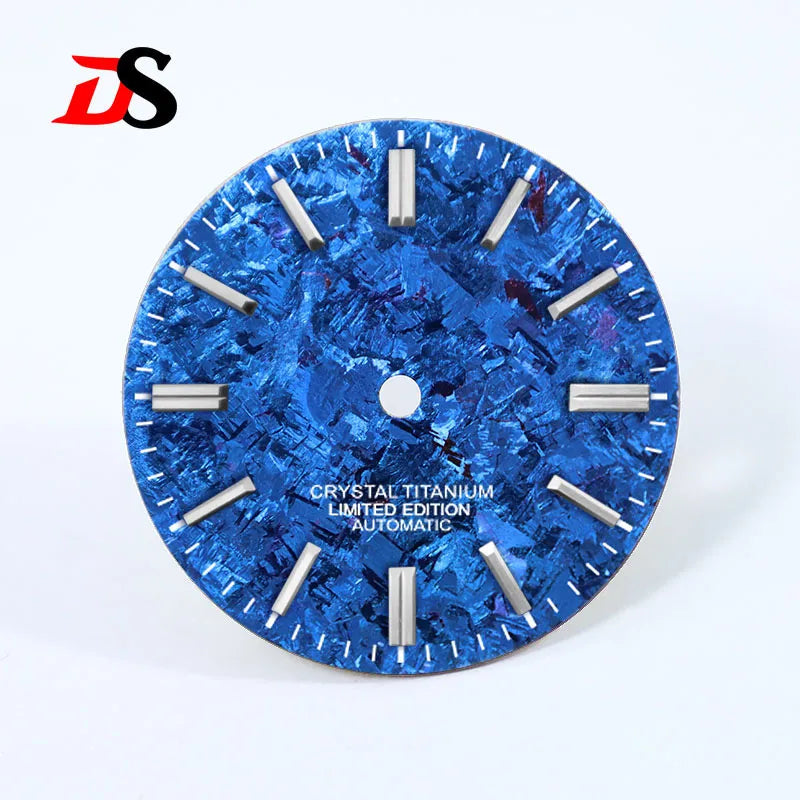 Ice Crystal Titanium 28.5mm Dial No Lume NH35 Movement No Date Dial