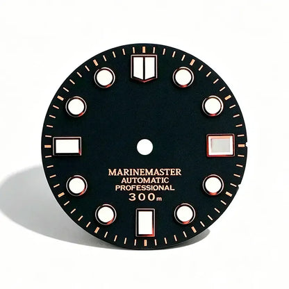 Marinemaster MM Index Dial Gold BGW9 C3 Lume for NH35NH36 Movement 28.5mm