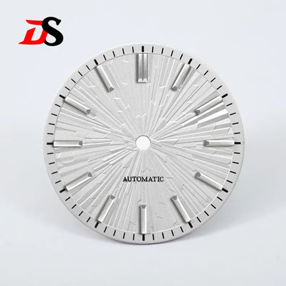 28.5mm Gradient Wood Grain Dial No Lume for NH35/NH38 Movement 3 O'clock Date/no Date