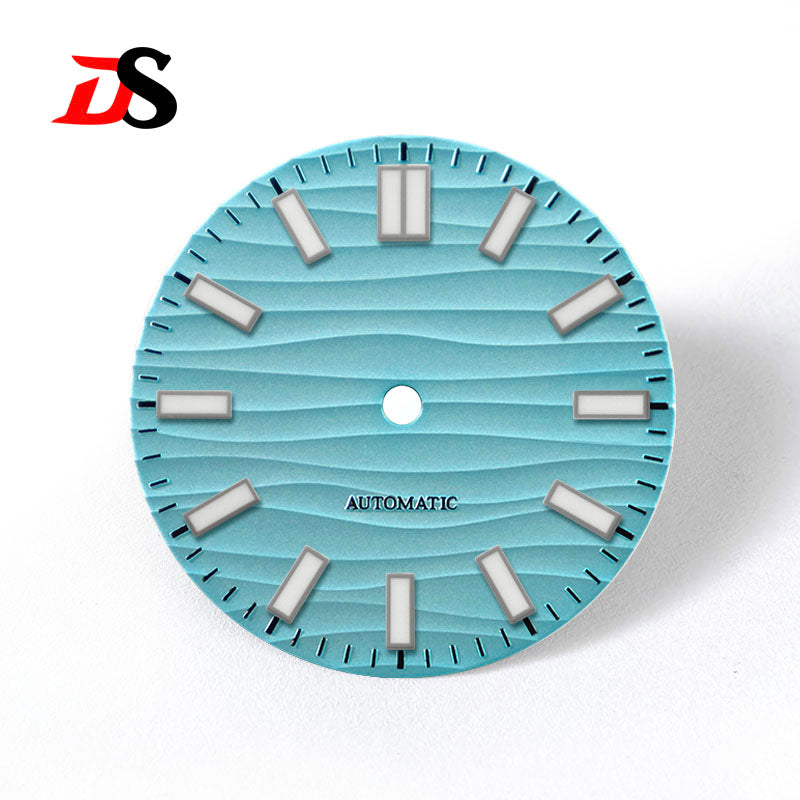 28.5mm Wave Dial BGW9 Lume for NH35 NH34 Movement No Date