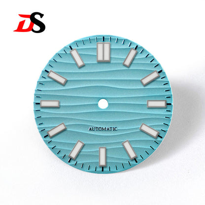 28.5mm Wave Dial BGW9 Lume for NH35 NH34 Movement No Date