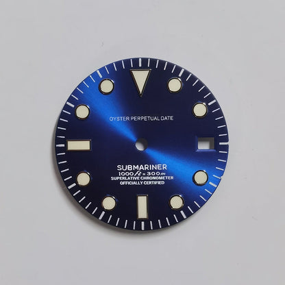 Sunburst SUB Dial Mod Luminous Dial NH35NH36 Movement 28.5mm