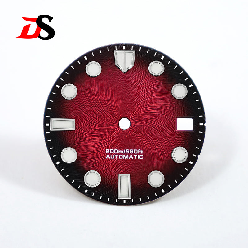 New Texture Tick Mark Dial Blue Luminous NH35 28.5mm