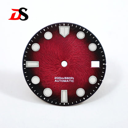New Texture Tick Mark Dial Blue Luminous NH35 28.5mm
