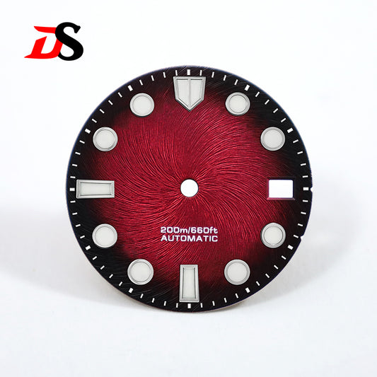 New Texture Tick Mark Dial Blue Luminous NH35 28.5mm