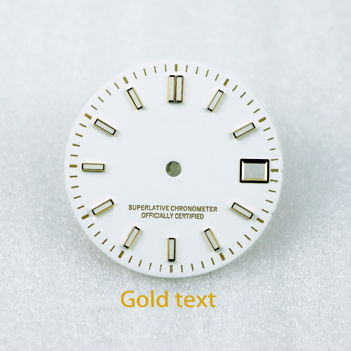 Date just Dial Rose+Gold text