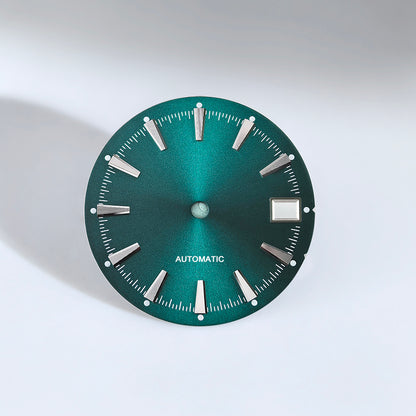 Sunburst Date New Dial Green Lume