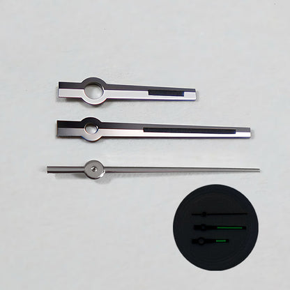 Date Hands Date just hand NH35 Hand Electric Black Black Lume for Seiko Mechanical Movement