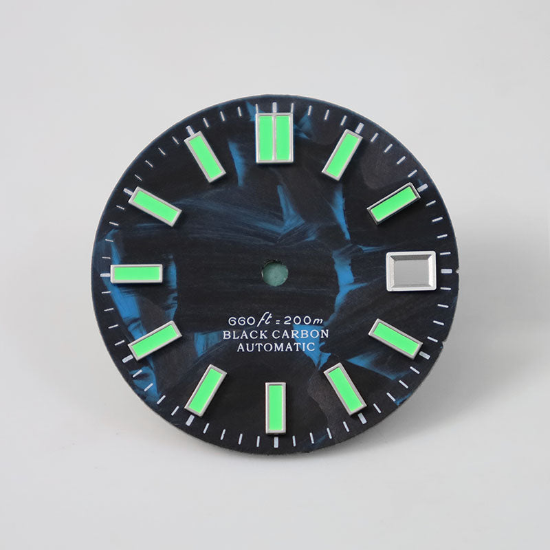 Color Lume Index Carbon Fiber Dial 28.5mm