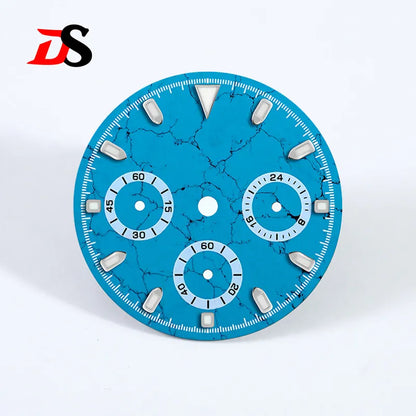 29.5mm Lapis Lazuli Dial Turquoise BGW9 Lume for VK63 Movement Stone
