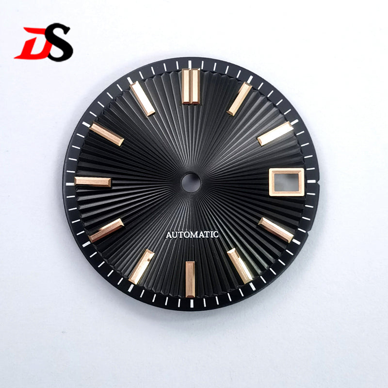 Red Cocktail Dial NH35NH34 No Lume 28.5mm