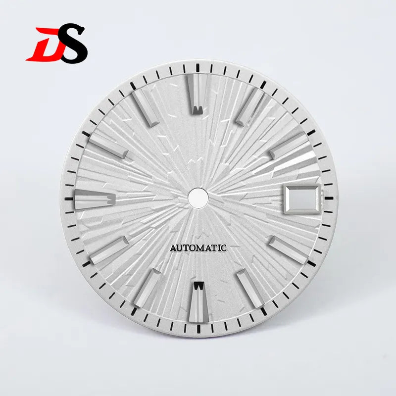 Gradient Wood Grain GS 28.5mm Dial No Lume for NH35/NH38 Movement 3 O'clock Date/no Date