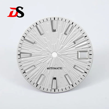 Gradient Wood Grain GS 28.5mm Dial No Lume for NH35/NH38 Movement 3 O'clock Date/no Date