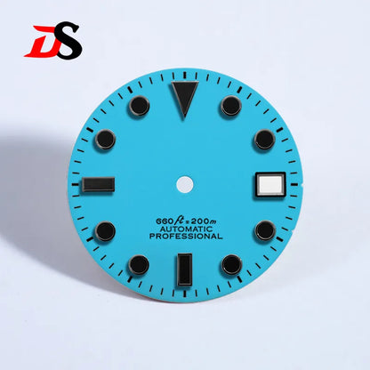 Matte 28.5mm Dial YM SUB Black Lume NH35 Movement Date