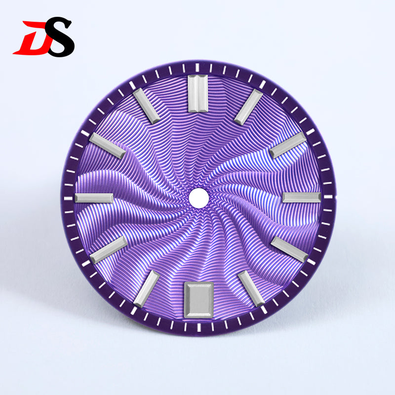 Guilloche Dial No Lume Sterile 28.5mm NH35NH34 Movement 3 O'clock /6O'clock /no Date