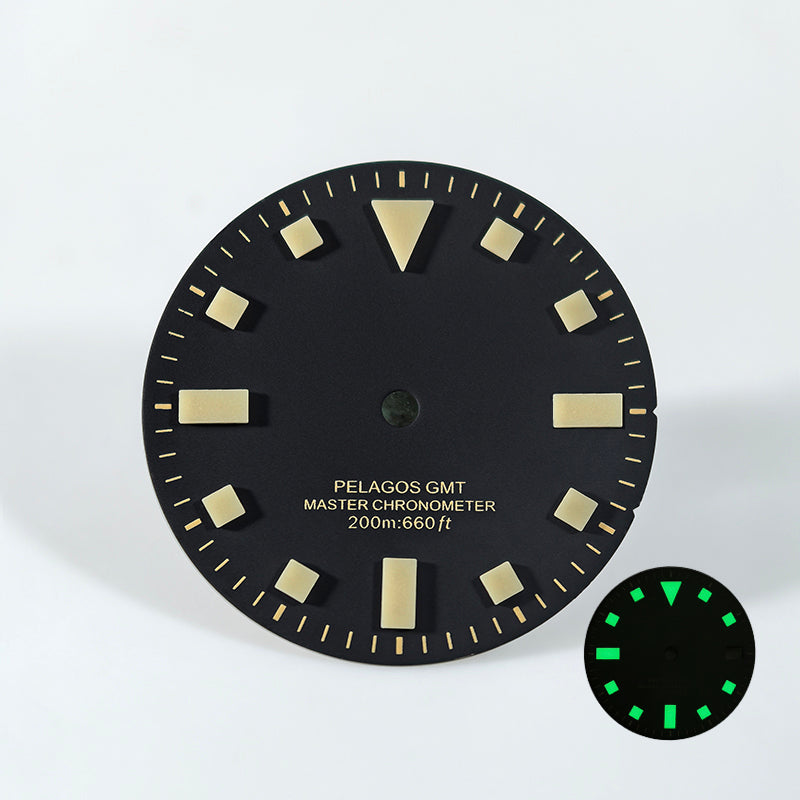 Pelagos Vintage Dial No Date GMT 50 Layers Lume Retro