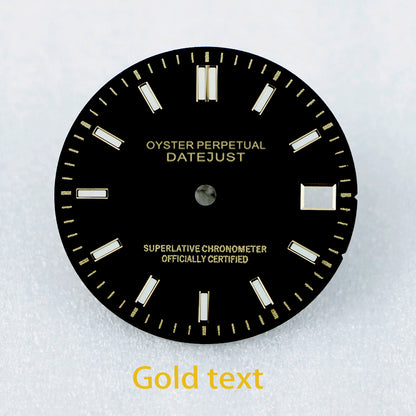 Date just Dial Rose+Gold text