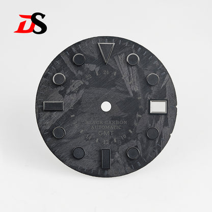 Carbon Fiber SUB Dial 28.5mm GMT NH34 Dial Black Lume YM