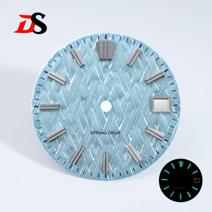 28.5mm Ice Forests Dial NH34 NH35 Movement Blue Lume/no Lume Date