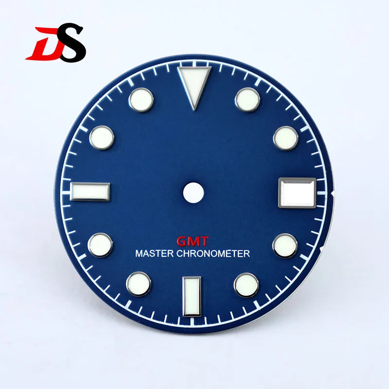 28.5mm Matte Dial Blue Lume NH35NH34GMT Movement