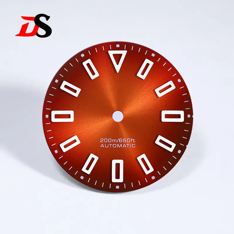 Matte 28.5mm Dial Hollow Index BGW9 Lume for NH35/ETA2824/MIYOTA 9015 Movement No Date