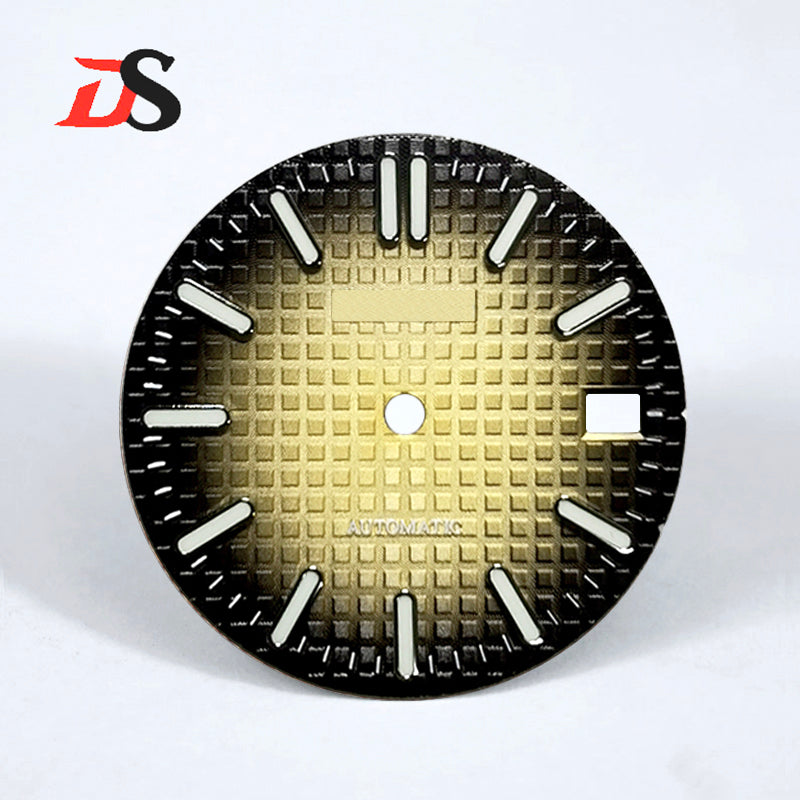 Waffle Dial BGW9blue luminous 28.5MM NH35NH36 S Mod
