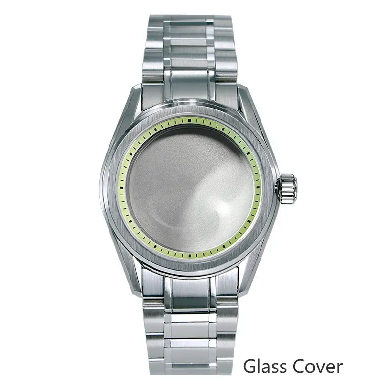 38mm GS Case with Chapter Ring NH35 NH34 Match Shunbun 28.5mm Dial Color Classic Watch Case