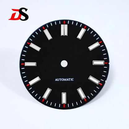 28.5mm Dial Sunburst Dial Blue Lume NH35 Movement No Date