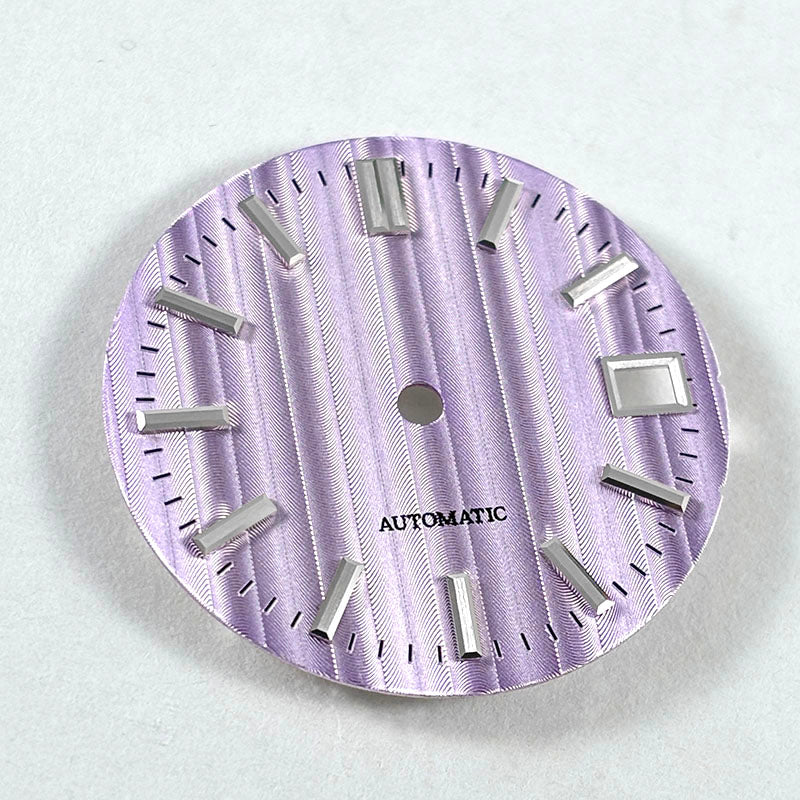 Vertical Pattern GS Bamboo Vertical Grain 28.5MM Dial Nh35 NH34