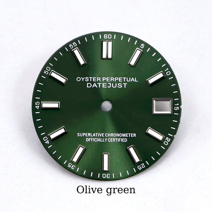 Date just Dial Number minute mark