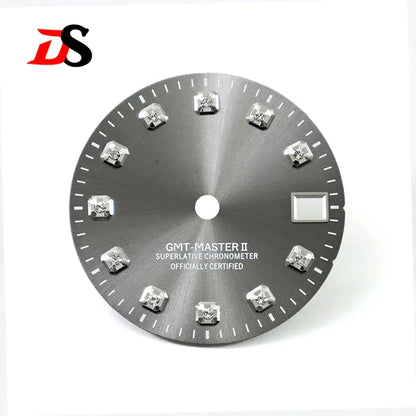 Zircon Dial NH34 Simulated Diamond Index GMT