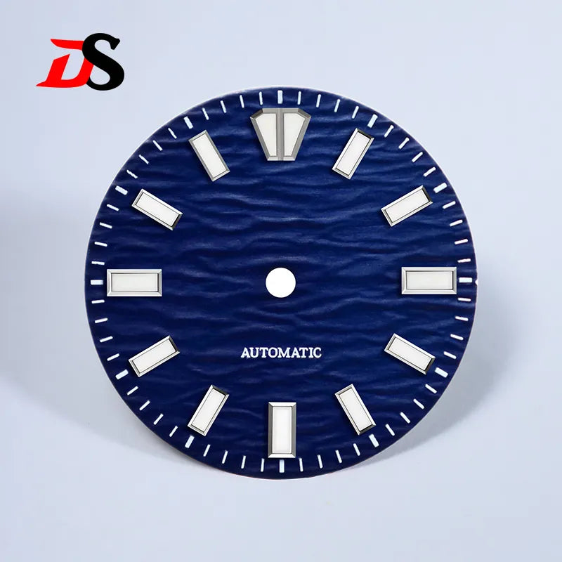 Gradient Wave Dial 28.5mm Blue Lume for NH35/NH38 Movement No Date