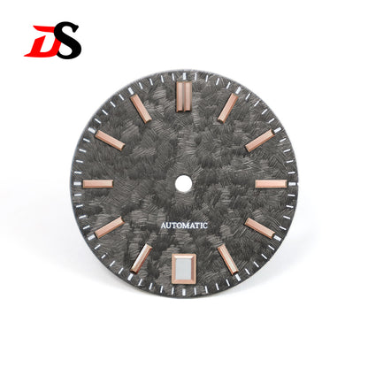 62GS Mod Dial Sakura Minute Mark NH34Gmt HI-BEAT 6 O'clock Date Xinzhou No Lume28.5mm for SKX007NH35