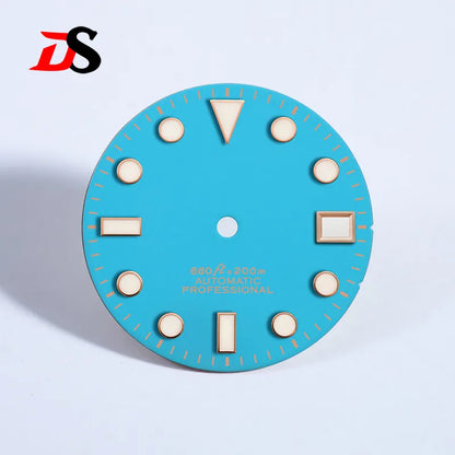 Matte 28.5mm Dial YM SUB BGW9 C3 Lume NH35 Movement Rose Gold Date
