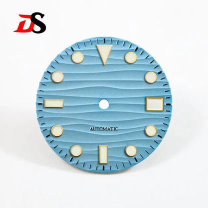 28.5mm Sea Wave Dial YM Sub BGW9 C3 Lume Date NH35 NH34 Movement