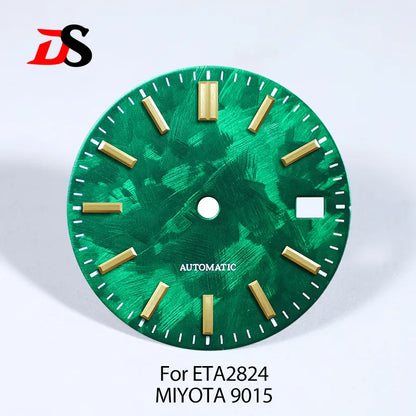 28.5MM Sakura Dial No Lume for ETA2824/MIYOTA 9015 Movement No Date