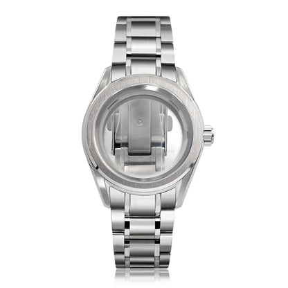 38mm Watch Case Stainless Steel Classic for MIYOTA 9015 Movement 28.5mm Dial