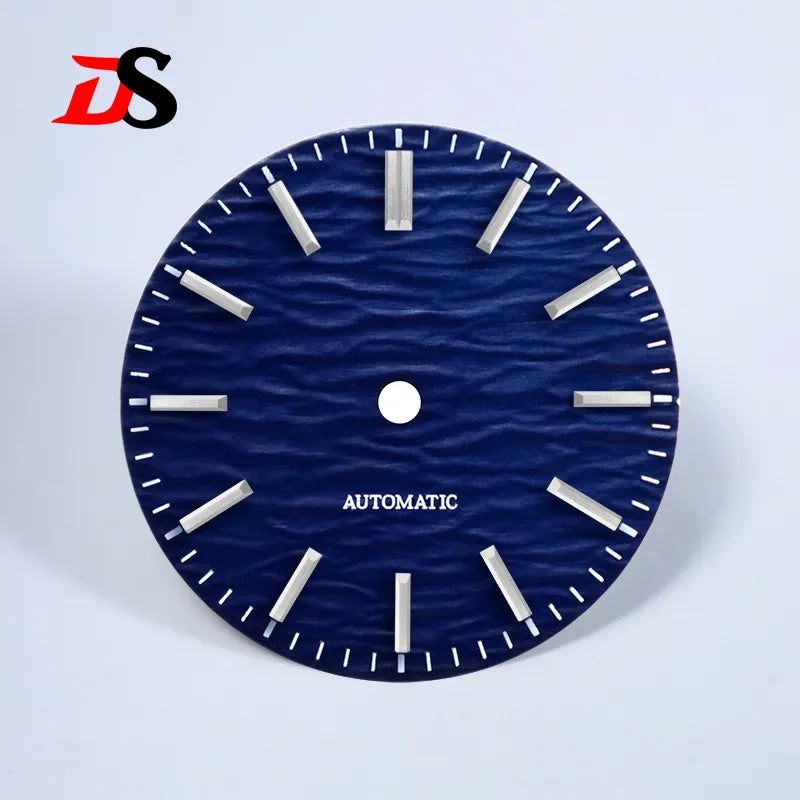 Gradient Wave Dial 28.5mm No Lume for NH35/NH38 Movement 3 O'clock Date/no Date