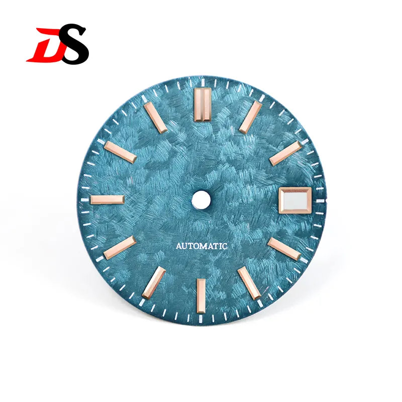 62GS Mod Dial Cherry Minute Mark NH35 No Lume Cherry Trees of Spring Light-green 28.5mm for SKX007 GS Mod