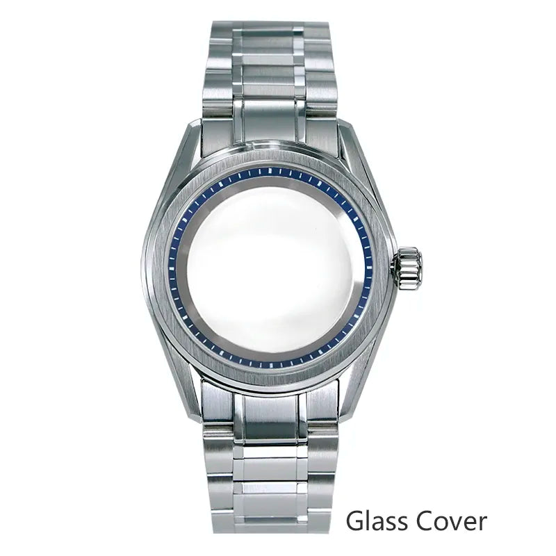 38mm GS Case with Chapter Ring NH35 NH34 Match Shunbun 28.5mm Dial Color Classic Watch Case