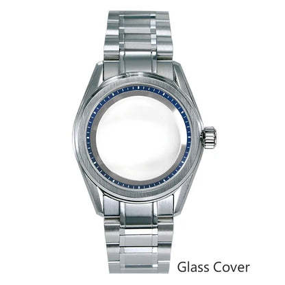 38mm GS Case with Chapter Ring NH35 NH34 Match Shunbun 28.5mm Dial Color Classic Watch Case