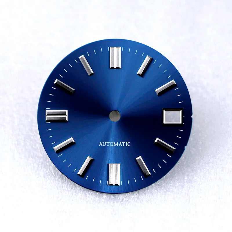 28.5mm Watch Dial Classic Sunburst Dial No Lume NH35 Movement