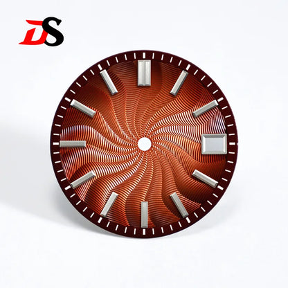Guilloche Dial No Lume Sterile 28.5mm NH35NH34 Movement 3 O'clock /6O'clock /no Date