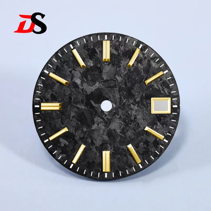 28.5mm Gradient Ice Crystal Titanium Dial NO Lume NH35 Movement
