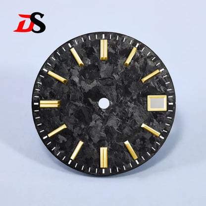 28.5mm Gradient Ice Crystal Titanium Dial NO Lume NH35 Movement