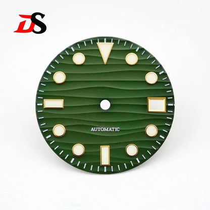 28.5mm Sea Wave Dial YM Index BGW9 C3 Lume Date NH35 NH34 Movement
