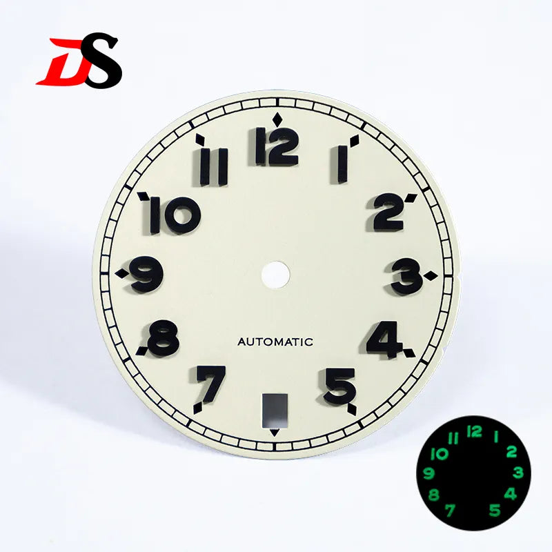 NH35 Dial 28.5mm Forerunner Dial BGW9 C3 Lume Number NH35 Movement
