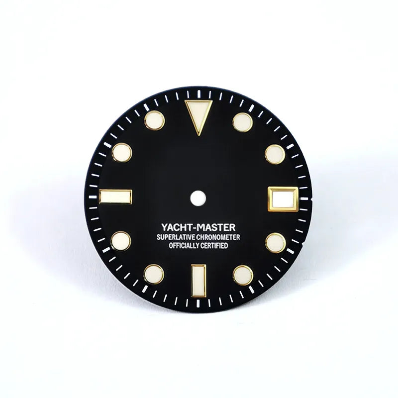 SUB 28.5mm Dial Matte Sunburst Yacht Literally Mod BGW9 C3 Lume NH35 Movement
