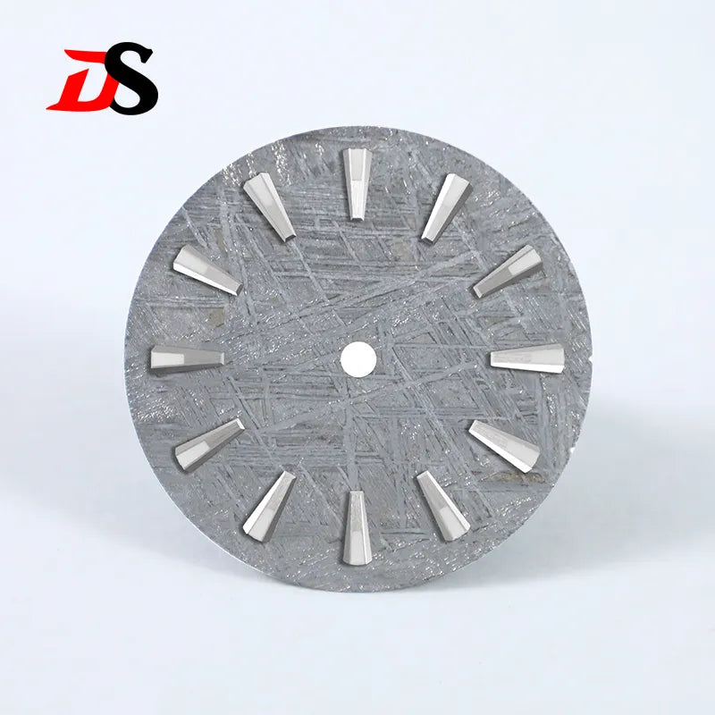 28.5mm Natural Grey Meteorite Dial No Lume NH35NH36 Movement No Tick Mark