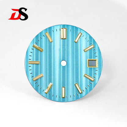 Vertical Pattern GS Bamboo Vertical Grain 28.5MM Dial Nh35 NH34